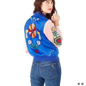 NWOT Bando Souvenir Shop Bomber Jacket